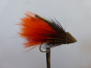 Size 10 Muddler Marabou Orange